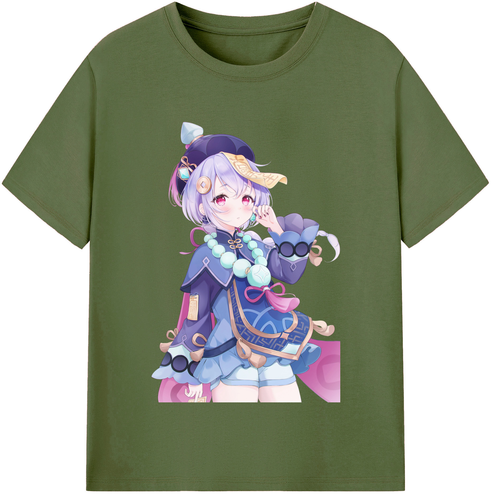 げんし神 七七 なな  genshin Nana 綿100％半袖Tシャツ（フロントプリント）